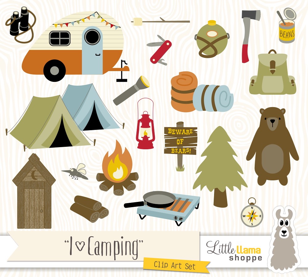 Camping Clipart.