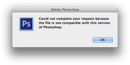 Not compatible with photoshop: How to open a corrupt #Photoshop file.
