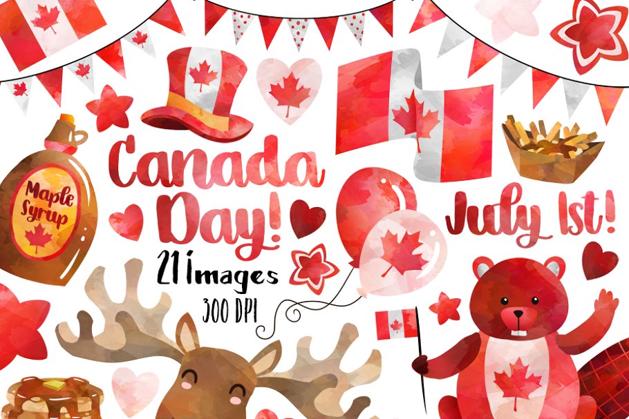 Canada Day Clipart.