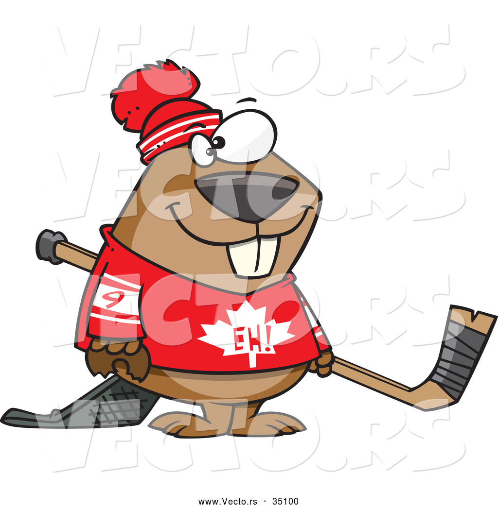 Canadian beaver clipart 12 » Clipart Station.