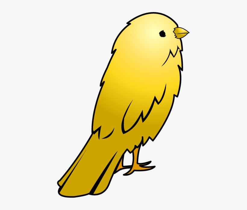 Canary Clipart Yellow Bird.