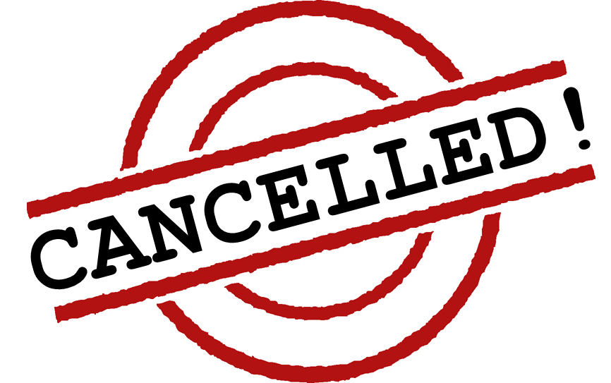 Meeting Cancelled Clipart.