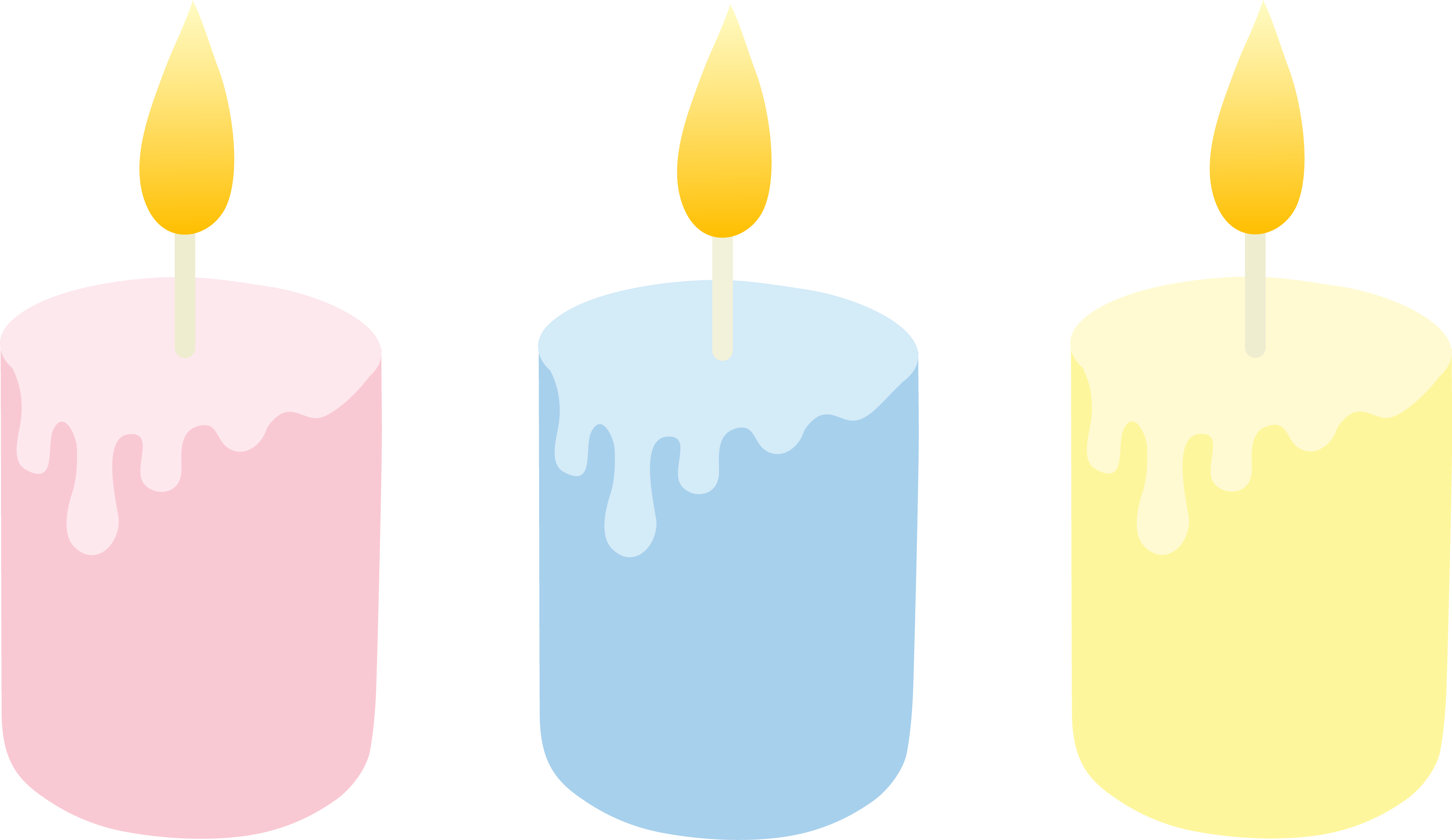 Birthday Candles Png Clipart.
