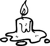 Candle wax clipart.