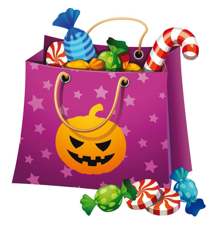 Halloween Candy Bowl Clipart.