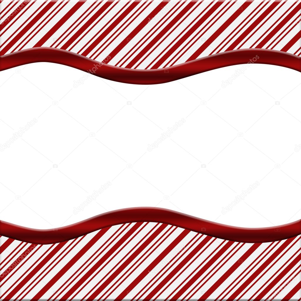 Christmas Candy Cane Striped background for your message or invi.