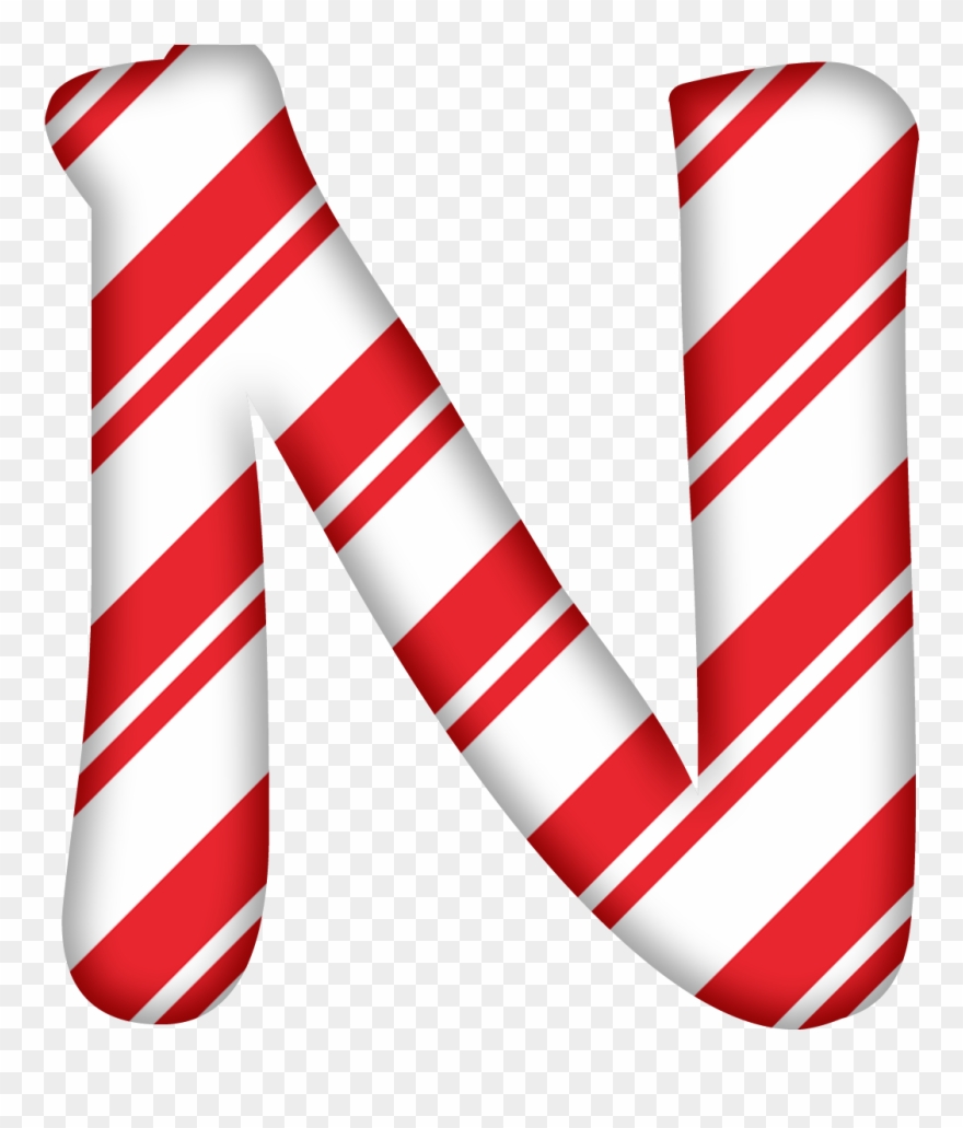 Free Printable Candy Cane Letters