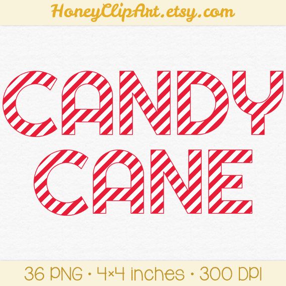 candy cane letters clip art 20 free Cliparts | Download images on ...