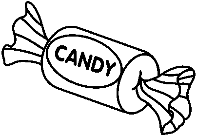 Free Candy Clipart Black And White, Download Free Clip Art.