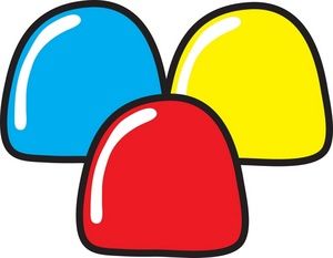 Candy Clipart Image: Gumdrops.