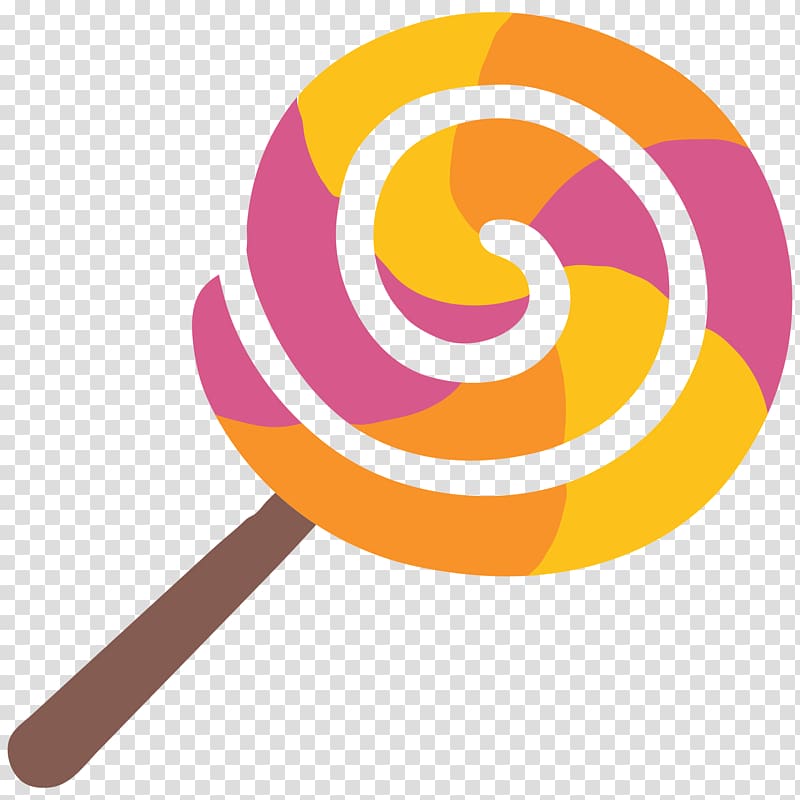 Yellow and purple lollipop art, Lollipop Emoji , candy.