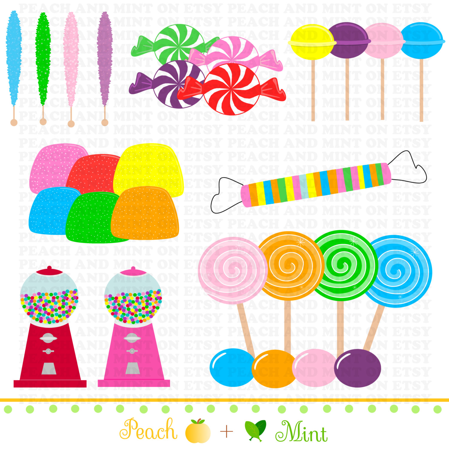 Printable Candyland Clipart