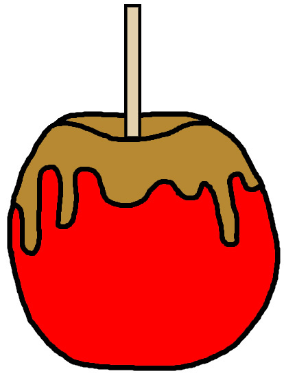 Candy Apple Clipart.