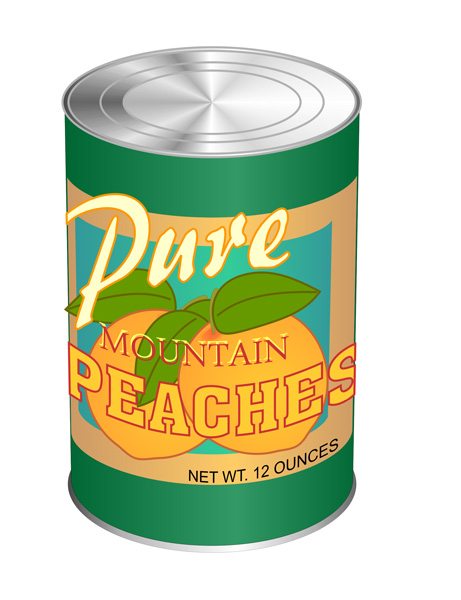 Canned Fruit Clipart.