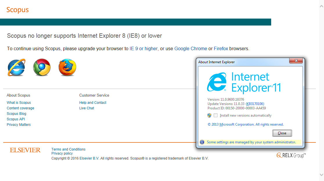 How to resolve Internet Explorer 11 (IE11) compatibility issues with.