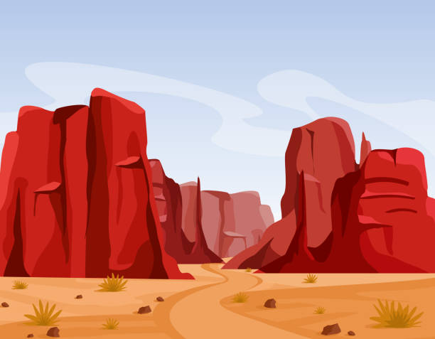 Desert Canyon Clip Art
