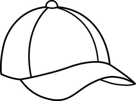 Cap Clipart Black And White.