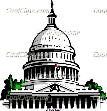 Capitol building dc clipart.