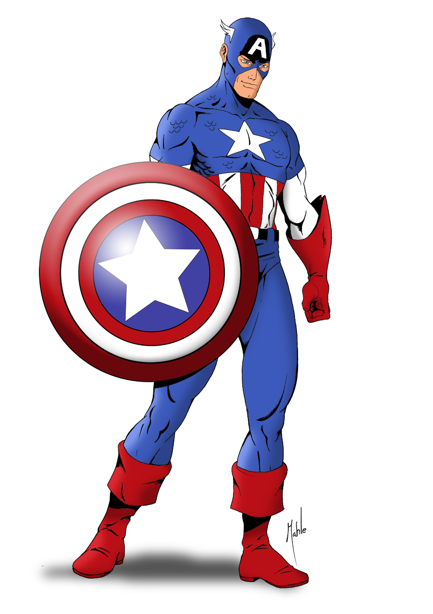Captain America Clipart.