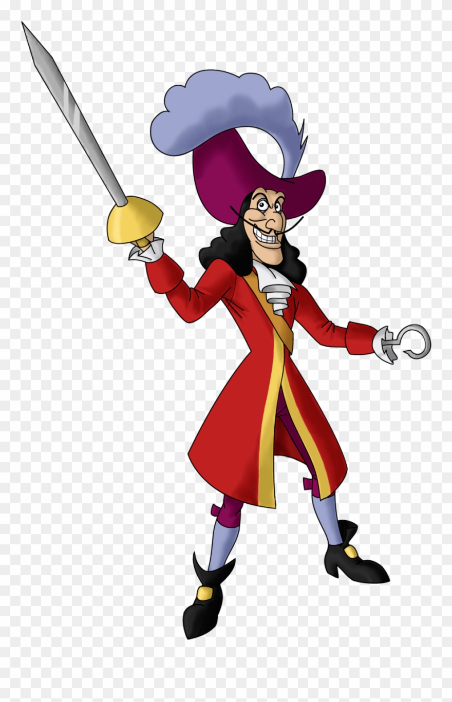 Captain Hook Disney Villain Clipart (#4236525).