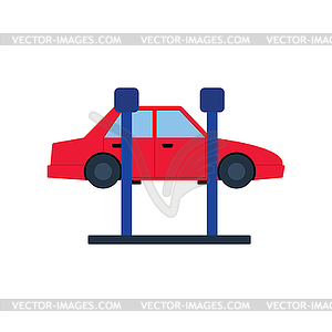 Car lift icon.