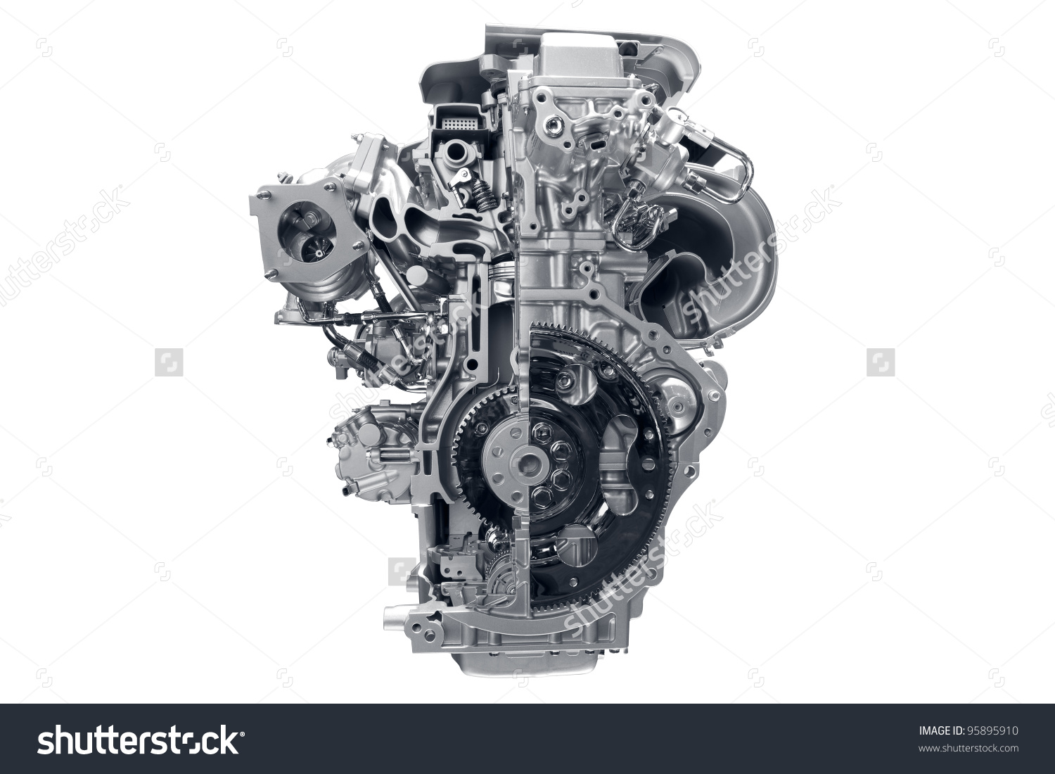 V8 Engine Clipart.