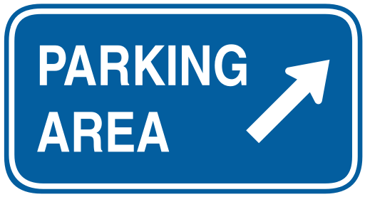 Clipart of car parking signs.