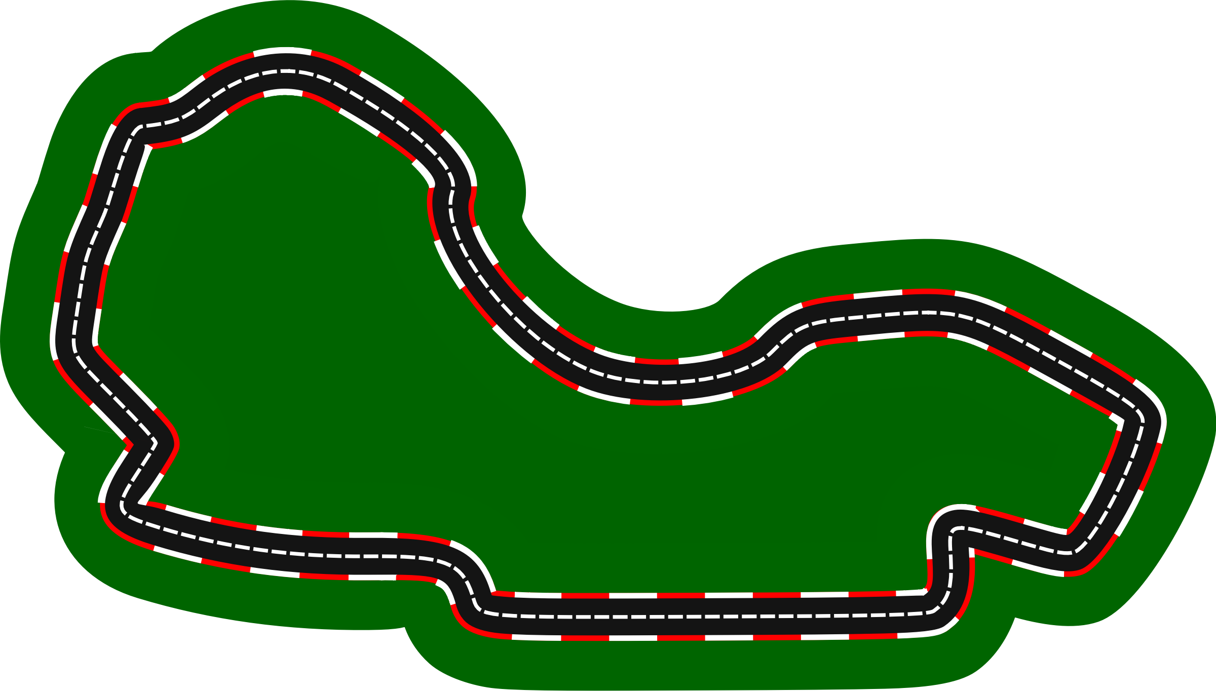 Race Car Track Clipart