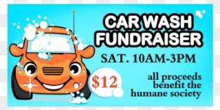 Car Wash Fundraiser Vinyl Banner.