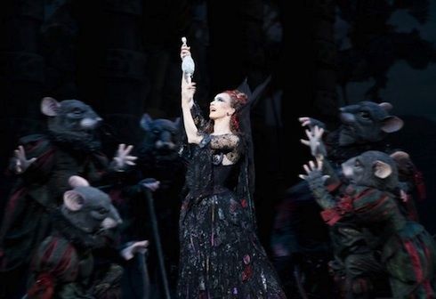 Deirdre Chapman as Carabosse in The Royal Ballet\'s.