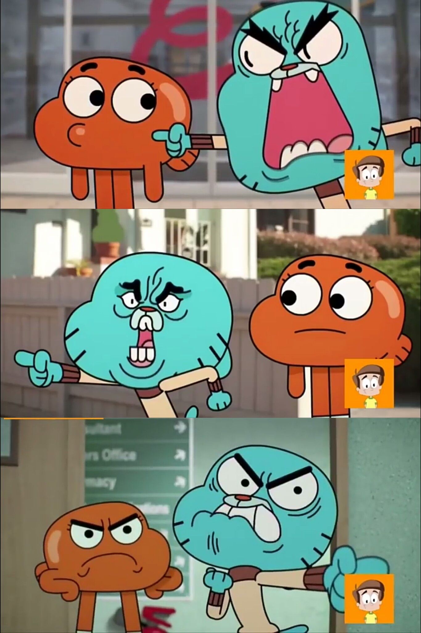 melhores caras de gumball.