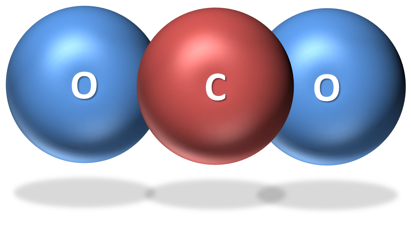 Газ 3 атома кислорода. Молекула диоксида углерода. Углекислый ГАЗ* со2 молекула. Модель молекулы углекислого газа. Молекула углекислого газа формула.