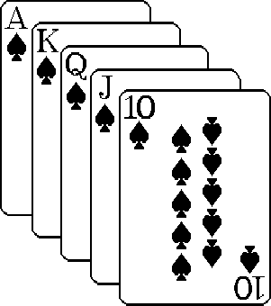 Deck Of Cards Clip Art Black And White Images Pictures.