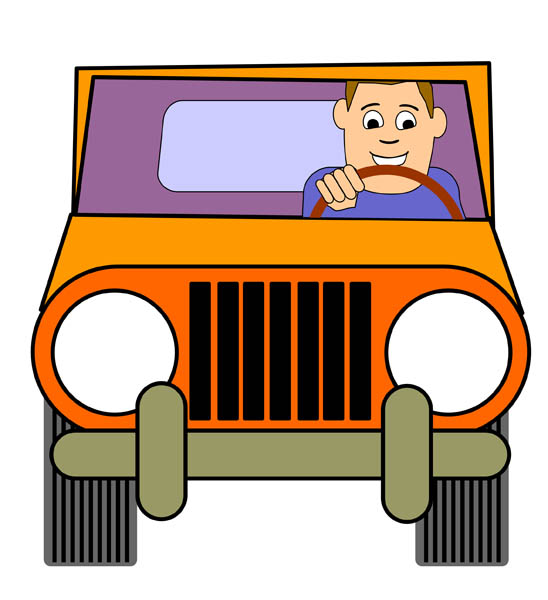 Driving Clipart.