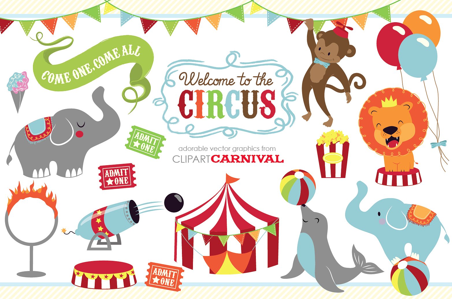 Circus animal clipart 3 » Clipart Station.