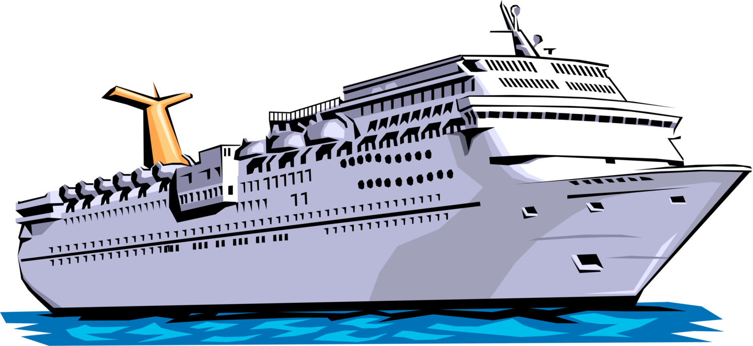 carnival cruise ship vector