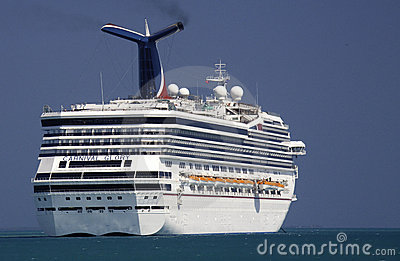 Carnival Glory Cruise Ship In Belize Editorial Photo.
