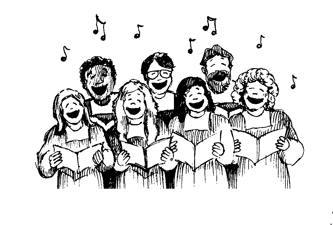 Christmas Singers Clipart.