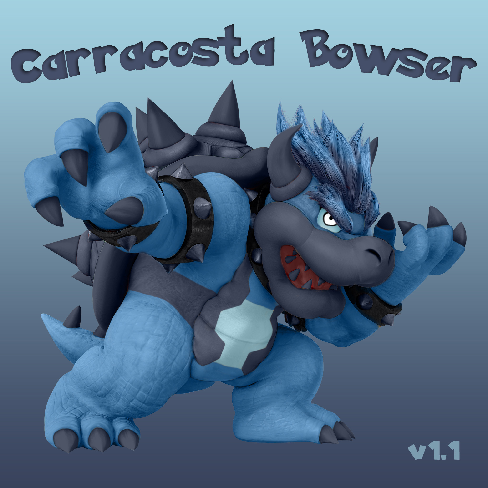 Carracosta Inspired Bowser (Super Smash Bros. for Wii U > Skins.
