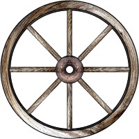 Wagon Wheel Clip Art.
