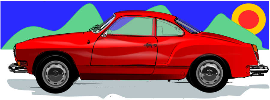 Classic Car Background clipart.