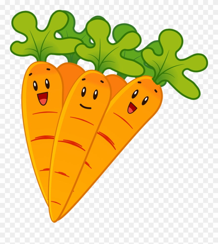 Free Cartoon Carrots Clip Art.