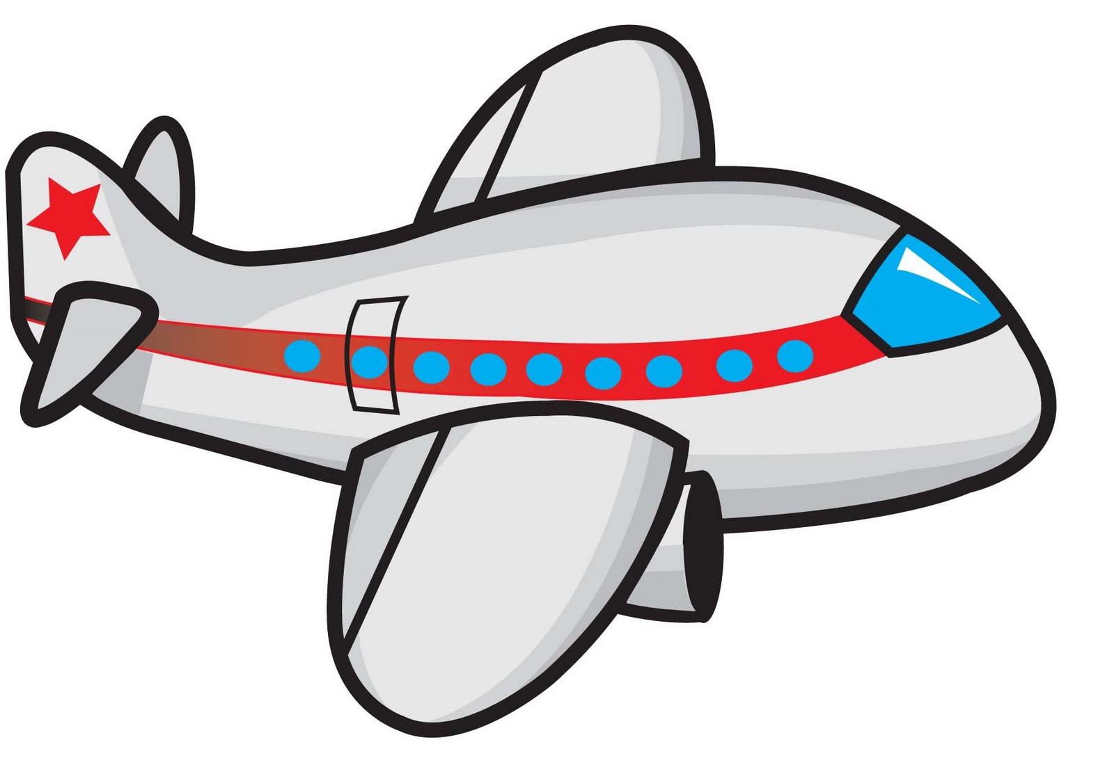 Cartoon Airplane Clipart.
