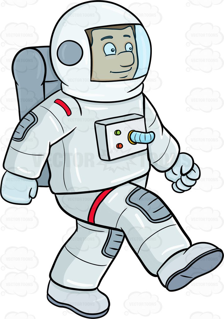 Cartoon astronaut clipart 1 » Clipart Station.