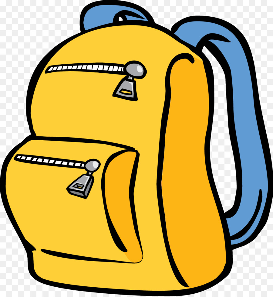 Backpack Cartoon clipart.