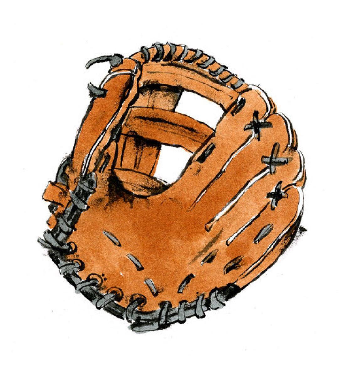 free baseball glove clip art