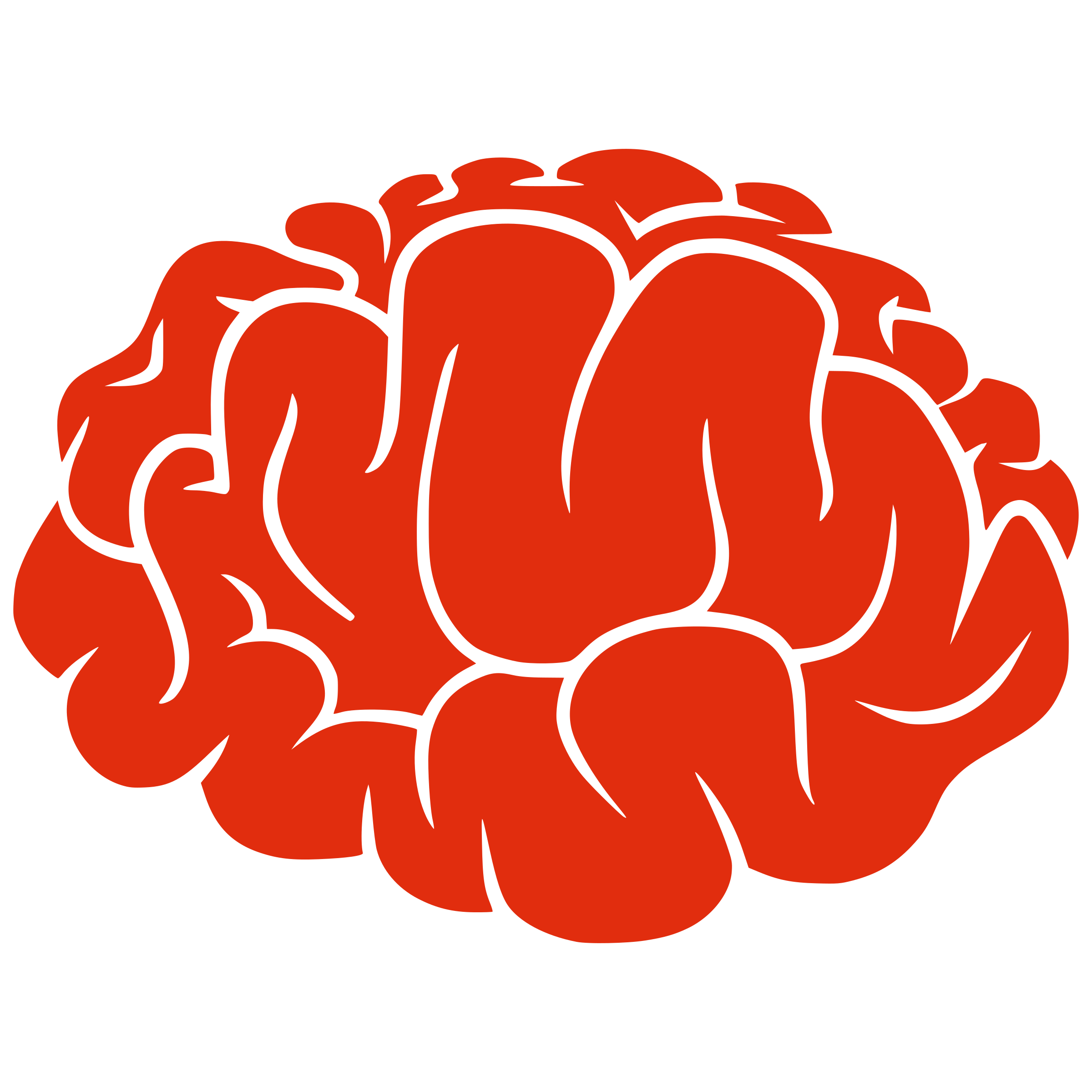 Cartoon Picture Of A Brain.