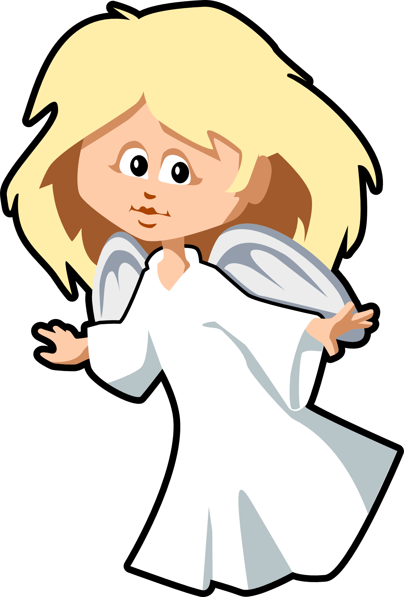 Showing post & media for Cartoon christmas angel clipart.