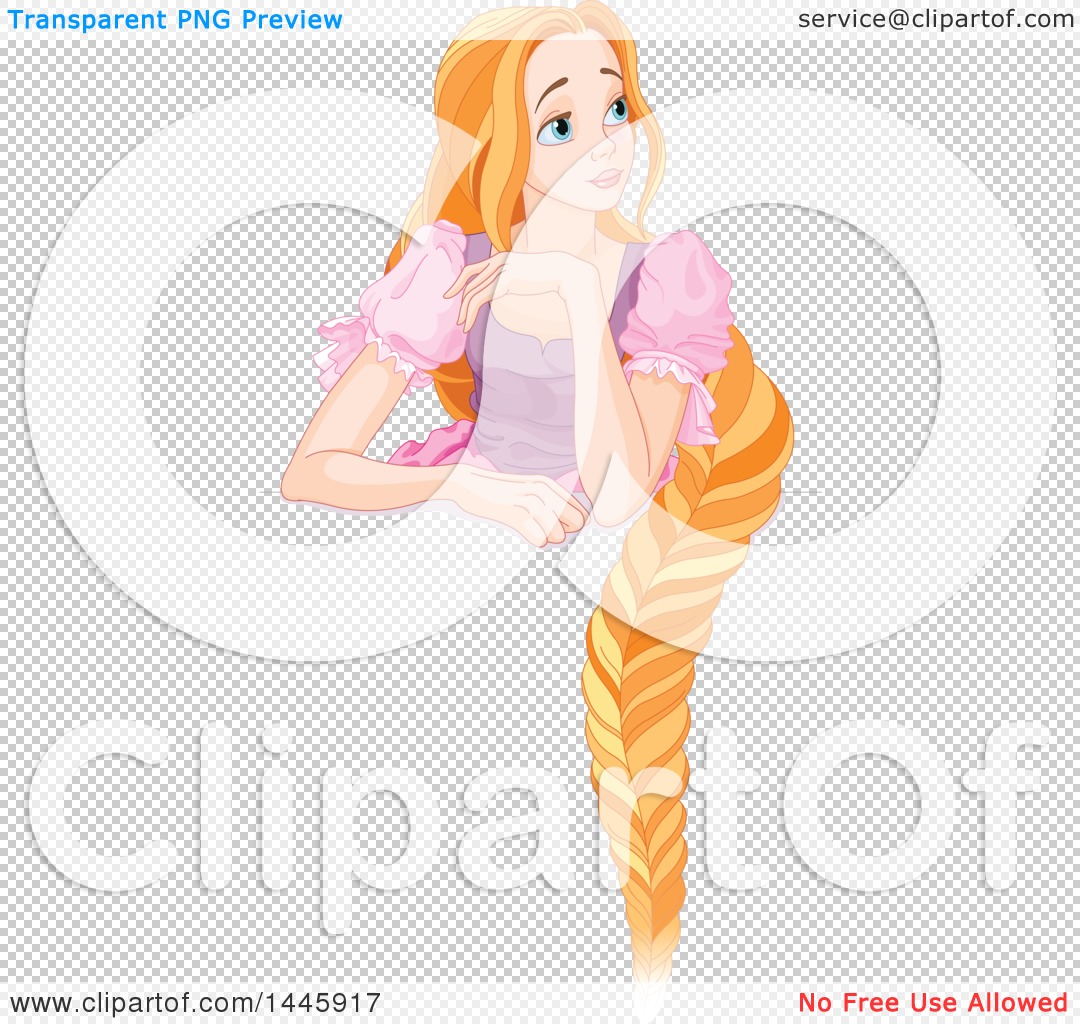 Cartoon clipart girl with brown hair and blue eyes 