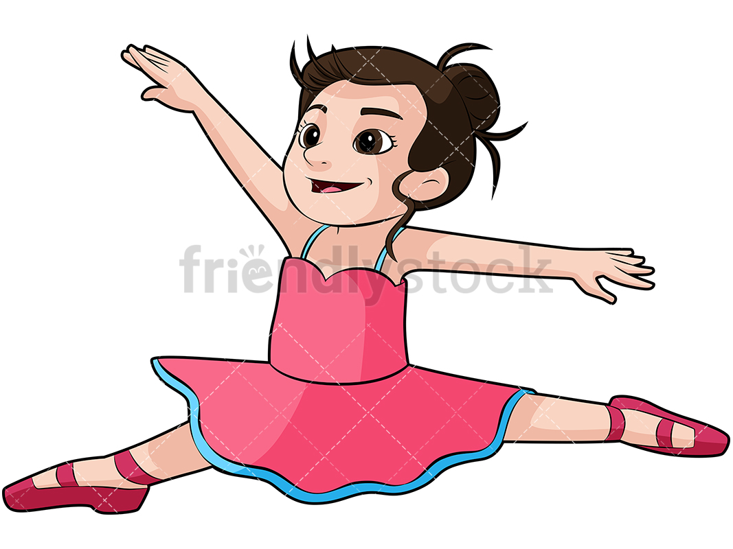 Little Kid Dancing Ballet.